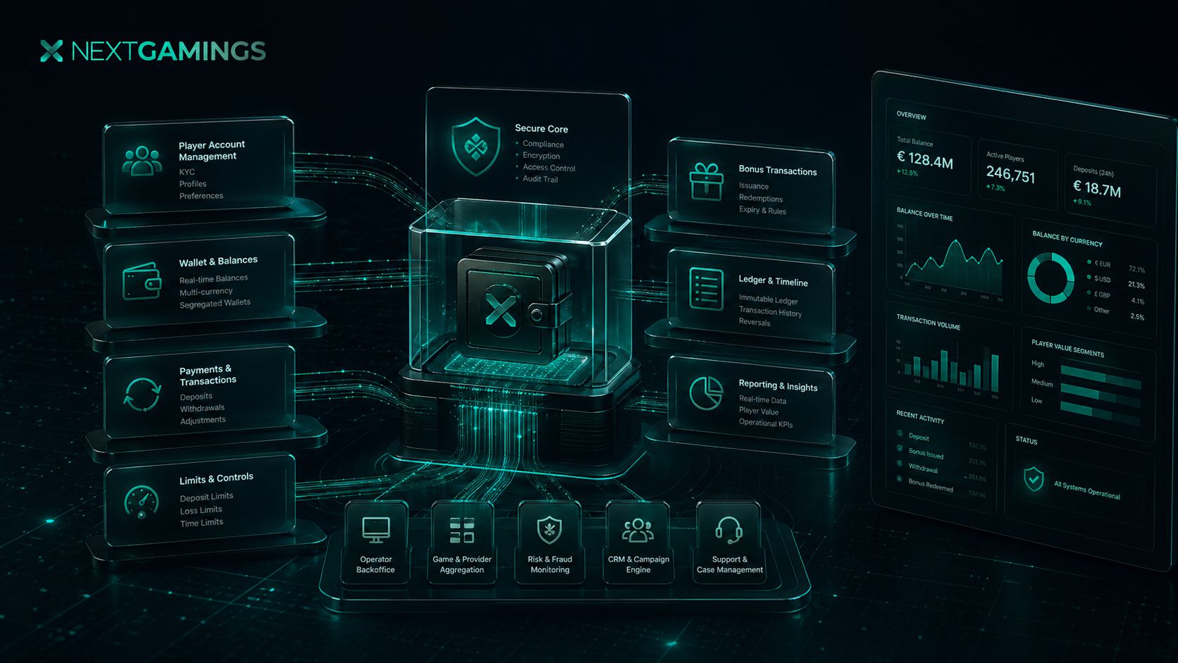 Operator choosing an iGaming platform provider with backoffice controls
